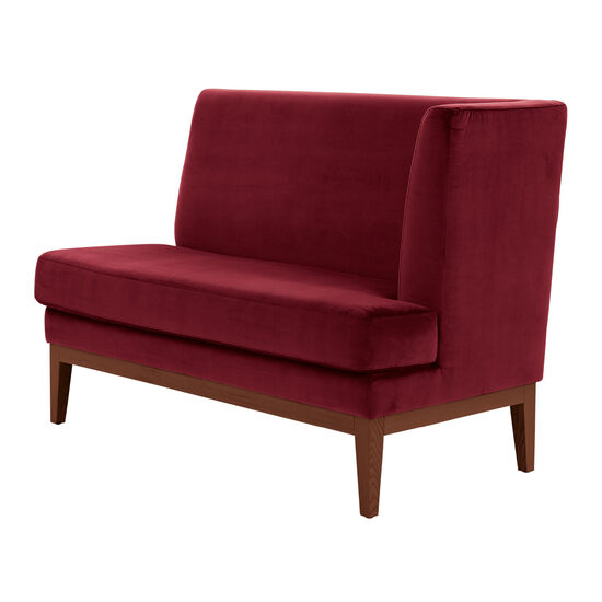 Hyde Dining Sofa Carmine Armlehne links