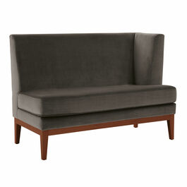 Hyde Dining Sofa Taupe Armlehne links