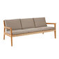 Clark Lounge Dreisitzer, inkl. Auflagen