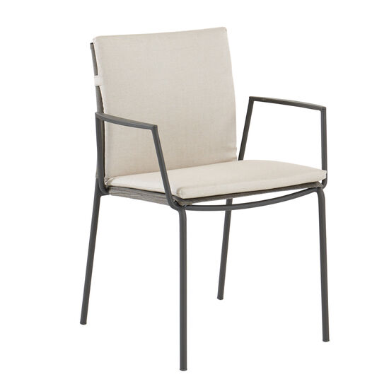 Porto Armlehnstuhl Graphit