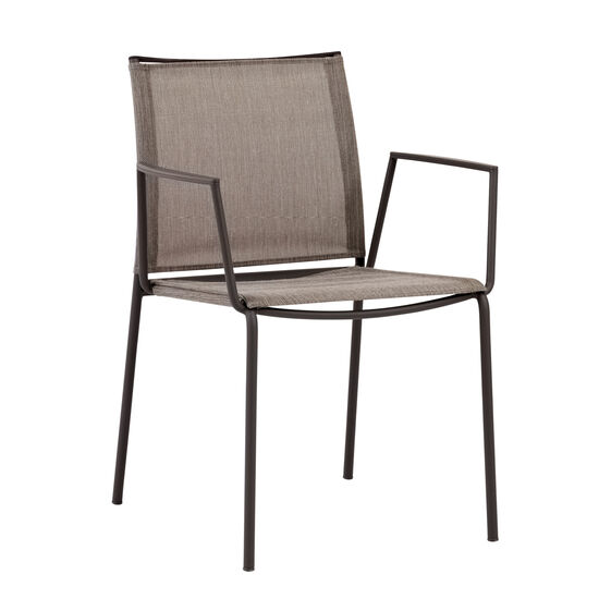 Porto Armlehnstuhl Graphit
