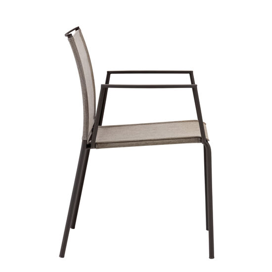 Porto Armlehnstuhl Graphit