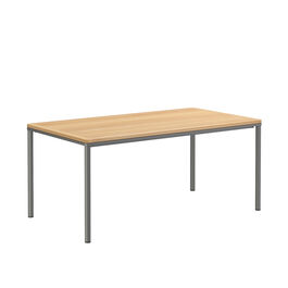 Portland Tisch Graphit 165 x 90 Tischplatte Teak