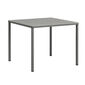 Portland Tisch Graphit 90 x 90 Tischplatte Kunstharz Stone