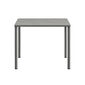 Portland Tisch Graphit 90 x 90 Tischplatte Kunstharz Stone