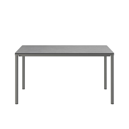 Portland Tisch Graphit 140 x 90 Tischplatte Kunstharz Shade