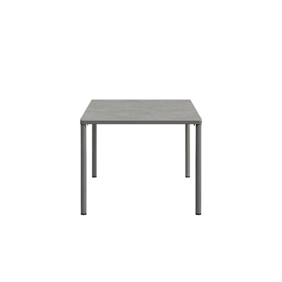Portland Tisch Graphit 140 x 90 Tischplatte Kunstharz Stone