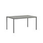 Portland Tisch Graphit 140 x 90 Tischplatte Kunstharz Stone