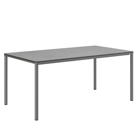 Portland Tisch Graphit 165 x 90 Tischplatte Kunstharz Shade