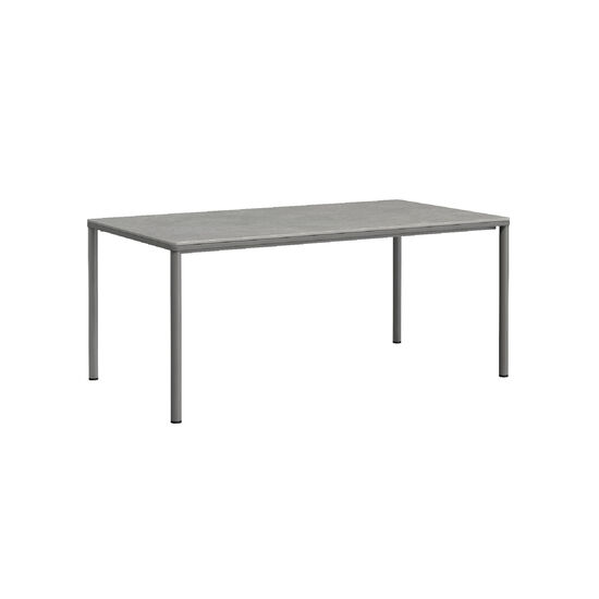 Portland Tisch Graphit 165 x 90 Tischplatte Kunstharz Stone