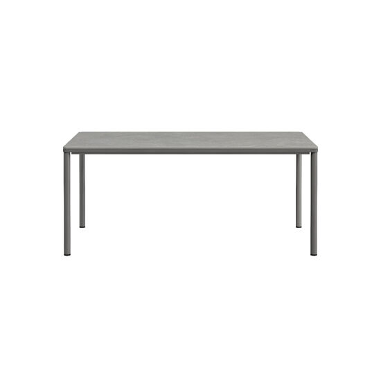 Portland Tisch Graphit 165 x 90 Tischplatte Kunstharz Stone
