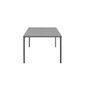 Portland Tisch Graphit 220 x 100 Tischplatte Kunstharz Stone
