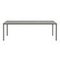 Portland Tisch Graphit 220 x 100 Tischplatte Kunstharz Stone
