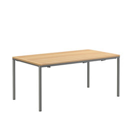 Portland Ausziehtisch Graphit 165-225 x 90 Tischplatte Teak