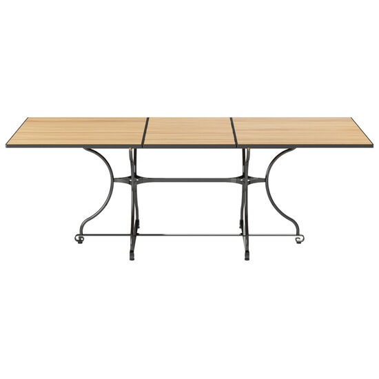 Fontenay Ausziehtisch 160-215 x 90, Teakleisten