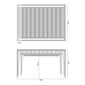 Monaco Sommerdach 3 x 4 m Graphit