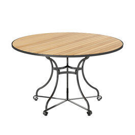 Fontenay Tisch rund 120, Teakleisten