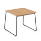 Pan Beistelltisch Graphit 48 x 48 Teak