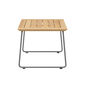 Pan Beistelltisch Graphit 48 x 48 Teak