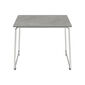 Pan Beistelltisch Edelstahl 48 x 48 Stone