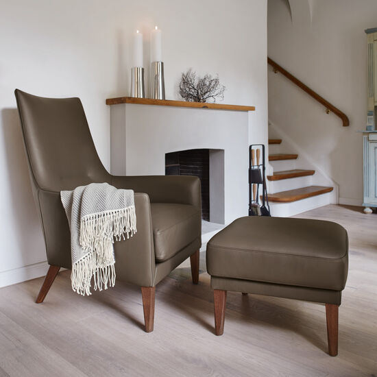 Leighton Ledersessel Cedar