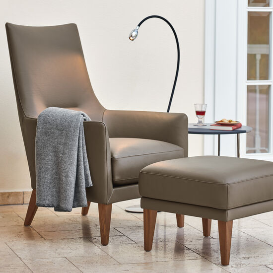 Leighton Ledersessel Cedar