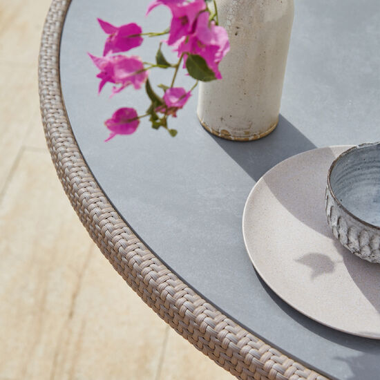 Charleston Tisch rund 120 Tischplatte Keramik