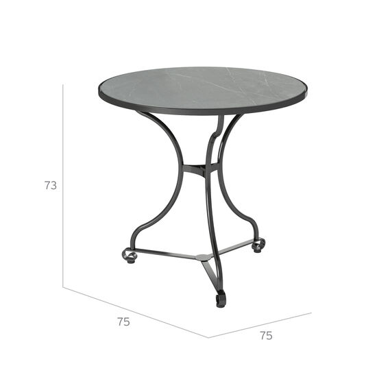 Fontenay Tisch rund 75 Keramik