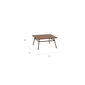 Casablanca Beistelltisch 71 x 71 Patina Graubraun