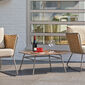 Casablanca Beistelltisch 71 x 71 Patina Graubraun