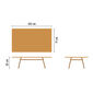 Casablanca Beistelltisch 120 x 71 Patina Graubraun