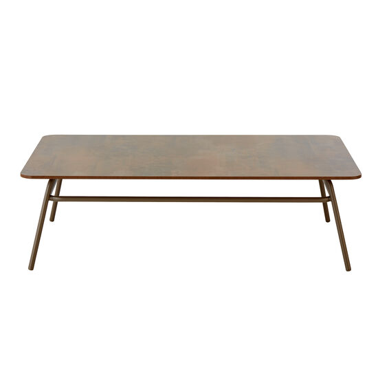 Casablanca Beistelltisch 120 x 71 Patina Graubraun