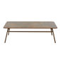 Casablanca Beistelltisch 120 x 71 Patina Graubraun