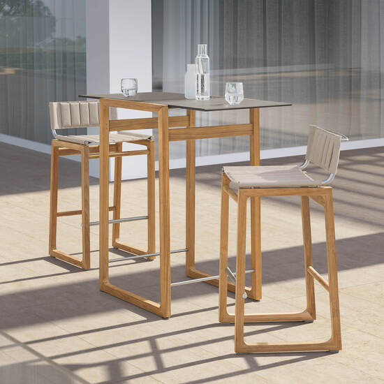 Benton Barhocker Steingrau fest