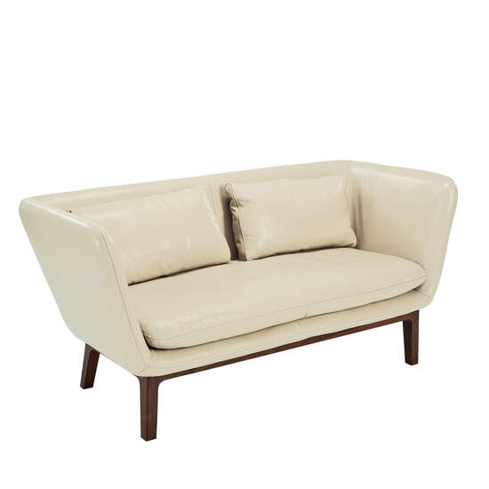 Hamilton Ledersofa Mandel