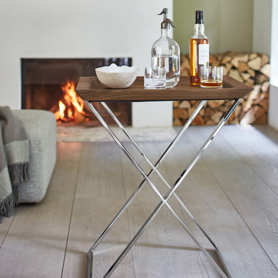 Nate Butlers Tray Edelstahl poliert