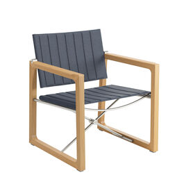 Benton Lounge Sessel Rauchblau fest