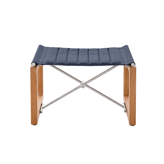 Benton Lounge Hocker Rauchblau fest