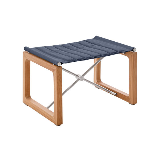 Benton Lounge Hocker Rauchblau fest