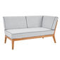 Valencia Lounge Chaise Longue mit Armlehne links, inkl. Auflagen
