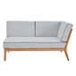 Valencia Lounge Chaise Longue mit Armlehne links, inkl. Auflagen