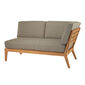 Valencia Lounge Chaise Longue mit Armlehne links, inkl. Auflagen