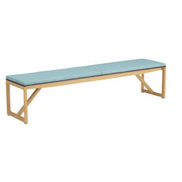 Sitzauflage Trey Bank 210 lehnenlos, Dessin "Allegro Bleu"