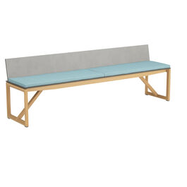 Sitzauflage Trey Bank 210, Dessin "Allegro Bleu“