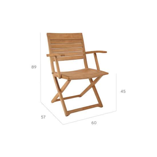 Bowen Armlehnstuhl Teak
