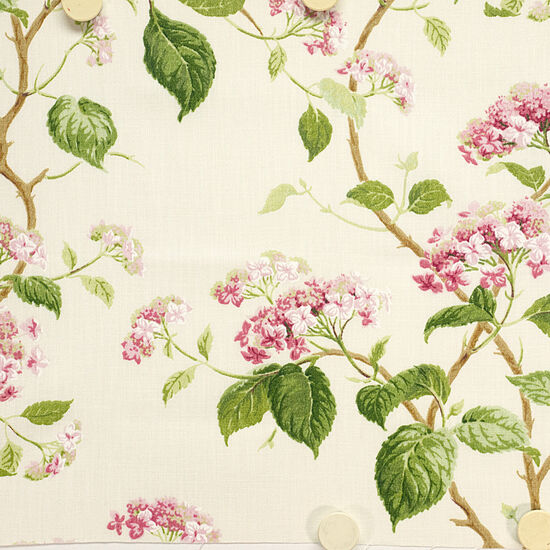 Set Rückenkissen Bank 150 Summerfield / Hestercombe Dessin "Hortensia Rosa" (3 Stück im Set)