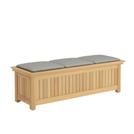 Sitzkissen 3er-Set für Truhenbank Dessin "Stone"