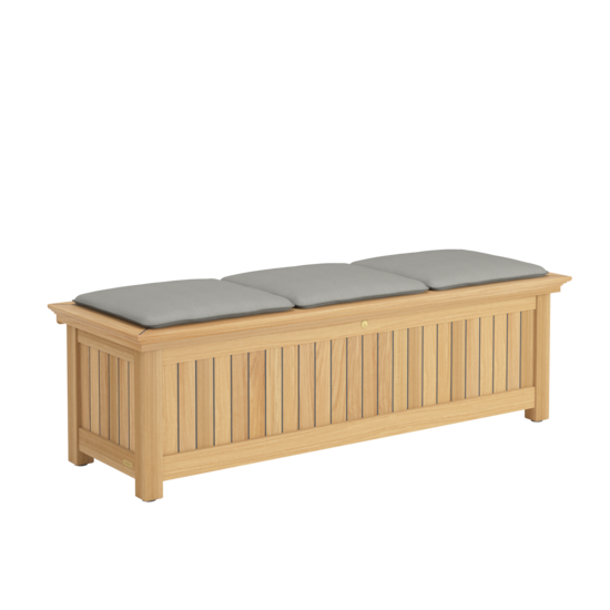 Sitzkissen 3er-Set für Truhenbank Dessin "Stone"