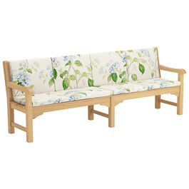 Set Rückenkissen Bank 240 Summerfield / Hestercombe Dessin "Hortenia Blau" (4 Stück im Set)