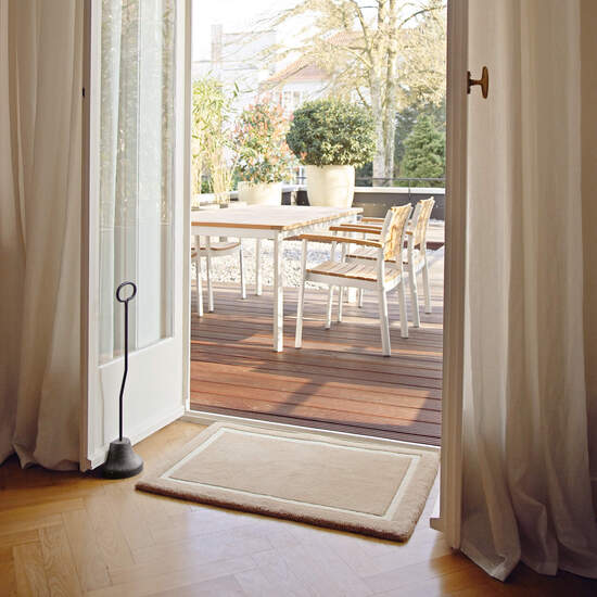 Eingangsteppich Beige